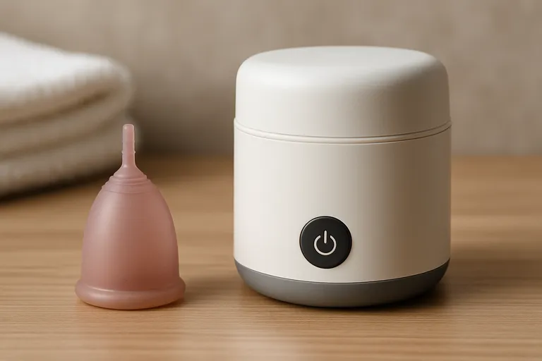 Wat maakt een sterilisator essentieel voor menstruatiecups?